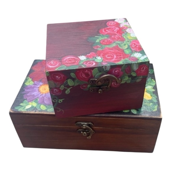 Prayer Box Hand painted - Picture 1 of 8